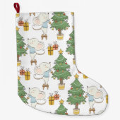 Maus dekorieren Weihnachtsbaum Großer Weihnachtsstrumpf (Vorderseite)