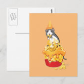 Maus, die den Käse Got Postkarte (Vorne/Hinten)