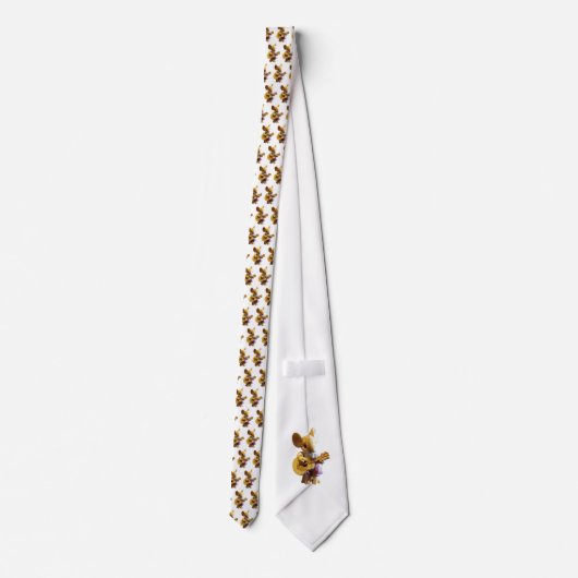 Maus, die Gitarre spielt Krawatte (Rückseite)