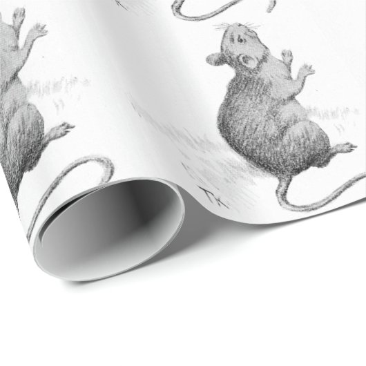 Maus durch Theodor Severin Kittelsen Geschenkpapier (Rolleneckpunkt)