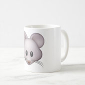 Maus - Emoji Kaffeetasse (VorderseiteRechts)