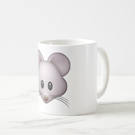 Maus - Emoji Kaffeetasse (VorderseiteRechts)