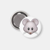 Maus - Emoji Magnet (Vorderseite/Rückseite)