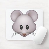 Maus - Emoji Mousepad (Mit Mouse)