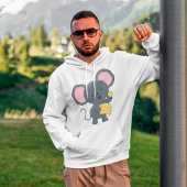 Maus essen Käse Hoodie