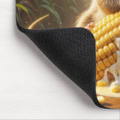 Maus essen Mais auf dem Cob Mousepad (Ecke)