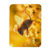 Maus Fairy im Garten Magnet (Vertikal)