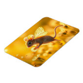Maus Fairy im Garten Magnet (Linke Seite)