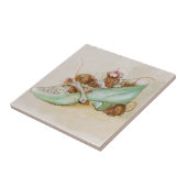 Maus Familie in einem Schuhwerk von Beatrix Potter Fliese (Seite)