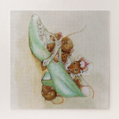 Maus Familie in einem Schuhwerk von Beatrix Potter Puzzle (Horizontal)