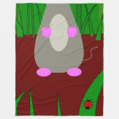 Maus Fleecedecke (Vorderseite)