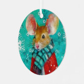 Maus für gemischte Medien Print Ornament AP451B1 Aus Metall (Vorderseite links)