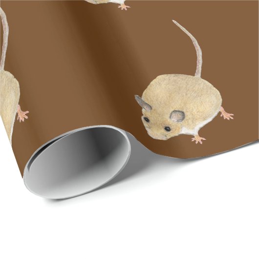 Maus Geschenkpapier (Rolleneckpunkt)
