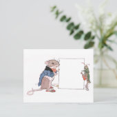 Maus & Grasshopper Halten Sie Ihr Foto fest Postkarte (Stehend Vorderseite)