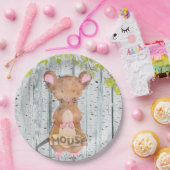 Maus- Holzfreunde - Aquarellbilder Pappteller (Party)