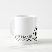 Maus House BW-Tasse Kaffeetasse (Vorderseite Links)
