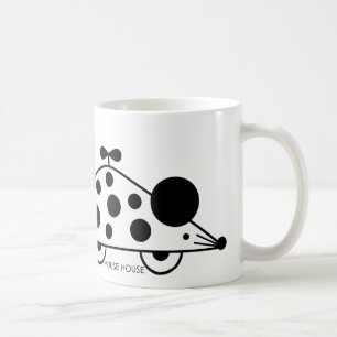 Maus House BW-Tasse Kaffeetasse