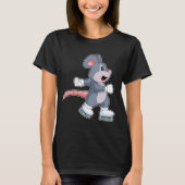 Maus Ice Skaten Ice Skate T-Shirt (Vorderseite)