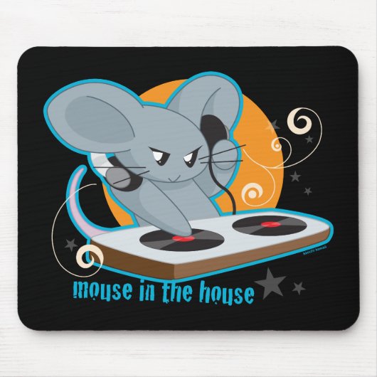 Maus im Haus Mousepad (Vorne)