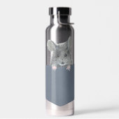 Maus in Blue Jean Pocket Trinkflasche (Links)
