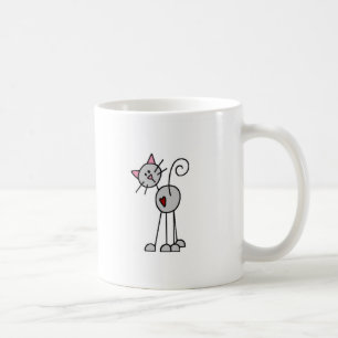 Maus in der rosa Ballerina-Tasse Kaffeetasse
