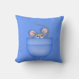 Maus in der Tasche Kissen