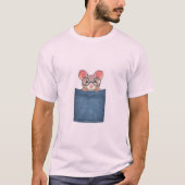 Maus in der Tasche T-Shirt (Vorderseite)