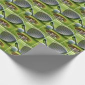 Maus in einem Golfplatz Loch Geschenkpapier (Ecke)