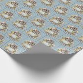 Maus in einem Teacup Geschenkpapier (Ecke)