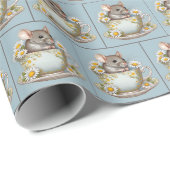 Maus in einem Teacup Geschenkpapier (Rolleneckpunkt)