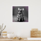 Maus in einem Trench Coat Poster (Küche)