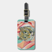 Maus in einem Tulip-Gemälde Gepäckanhänger (Vorderseite vertikal)