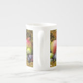 Maus in einer Apfel-Tasse Porzellantasse (Rückseite)