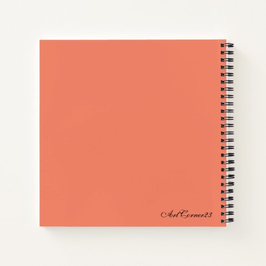 Maus in Linien: Künstlerisches Sketchbuch Notizblock (Rückseite)