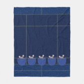 Maus in Pocket Fleece Blanket (Vorderseite)