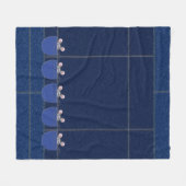 Maus in Pocket Fleece Blanket (Vorderseite (Horizontal))