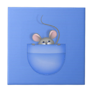 Maus in Pocket Fliese