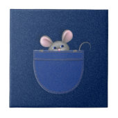Maus in Pocket Fliese (Vorderseite)