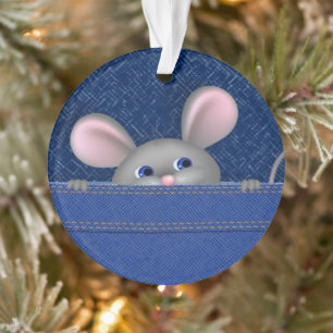 Maus in Pocket Ornament