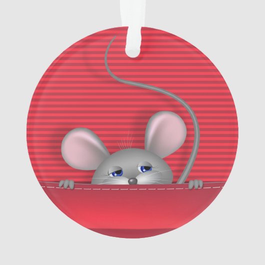 Maus in Pocket Ornament (Rückseite)