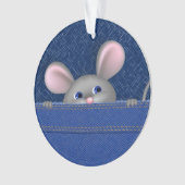 Maus in Pocket Ornament (Vorderseite)