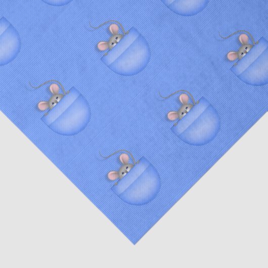 Maus in Pocket Seidenpapier (Ausschnitt)