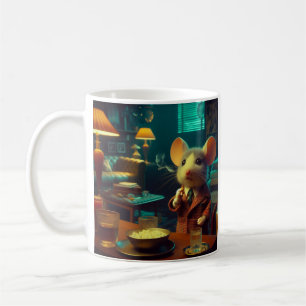 Maus in seinem Haus Kaffeetasse