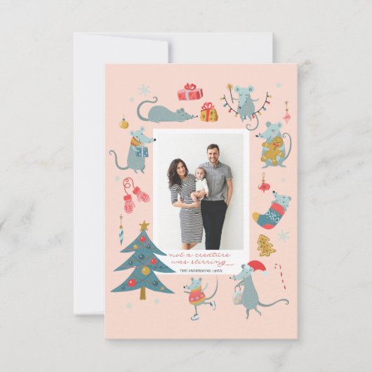 Maus | Keine Kreatur war dabei, den Feiertag zu re Einladung (Vorderseite)