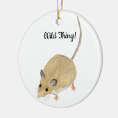 Maus Keramik Ornament (Links)