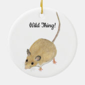Maus Keramik Ornament (Hinten)
