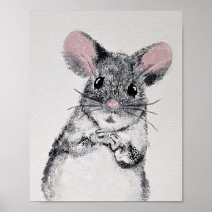 Maus-Kinderzimmer-Kunst Poster