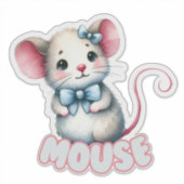 MAUS - KINDERZIMMER STICKER (Vorderseite)