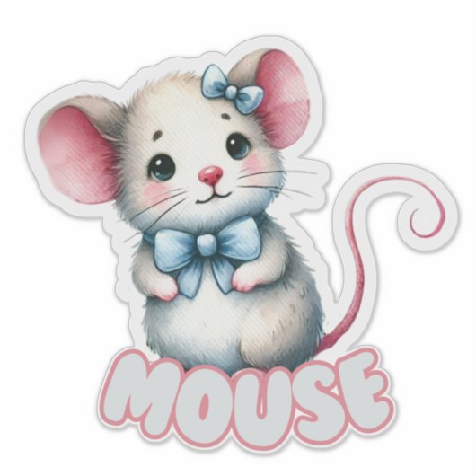 MAUS - KINDERZIMMER STICKER (Vorderseite)