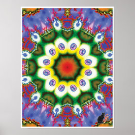 Maus Kinetic Collage Kaleidoscope Poster